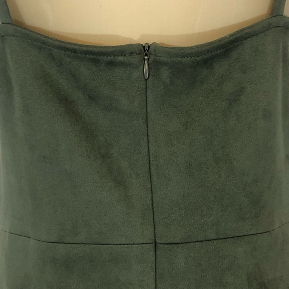 BB Dakota Fair and Square Faux Suede Mini Dress Cottagecore Large - Picture 10 of 17